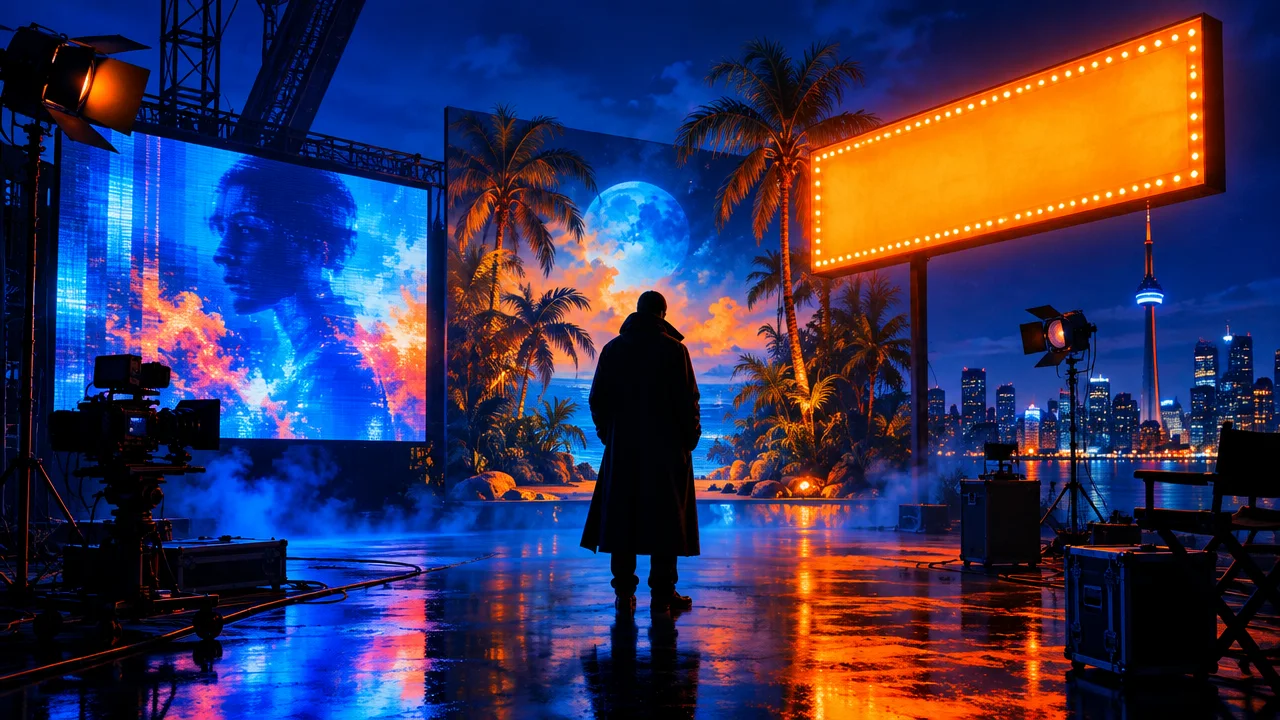 Illustration éditoriale pour Drake transforme « Fear of Missing Out » en film musical, pas en album de plus