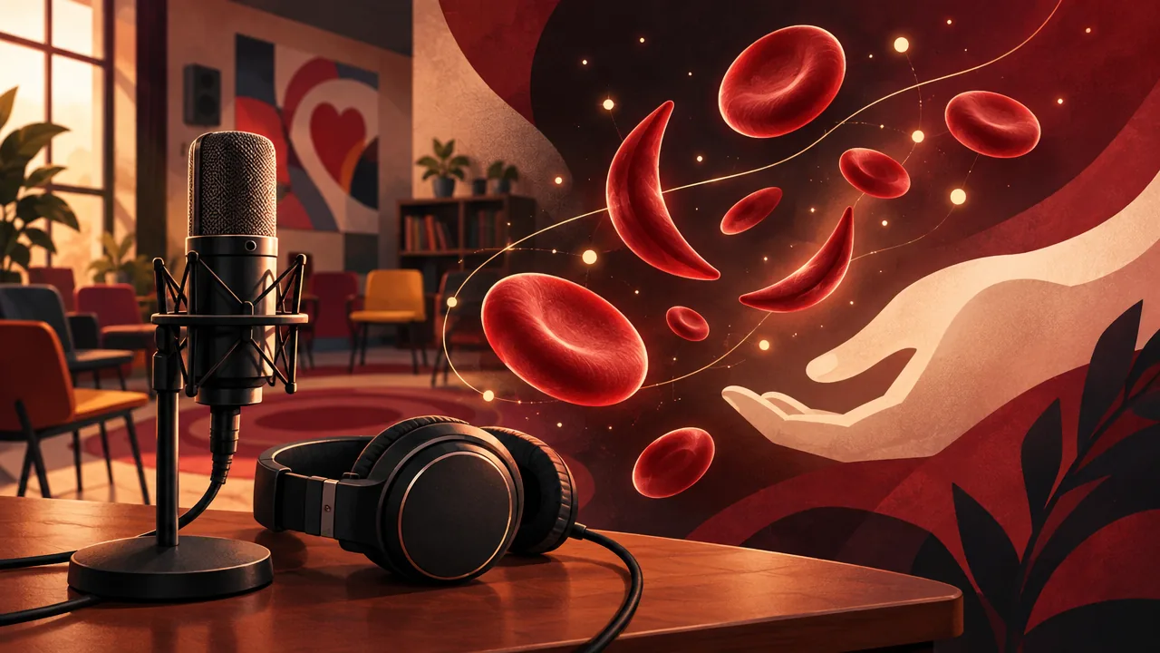 Illustration éditoriale : Avec « ALIVE », Himra met la drépanocytose au cœur d’un live