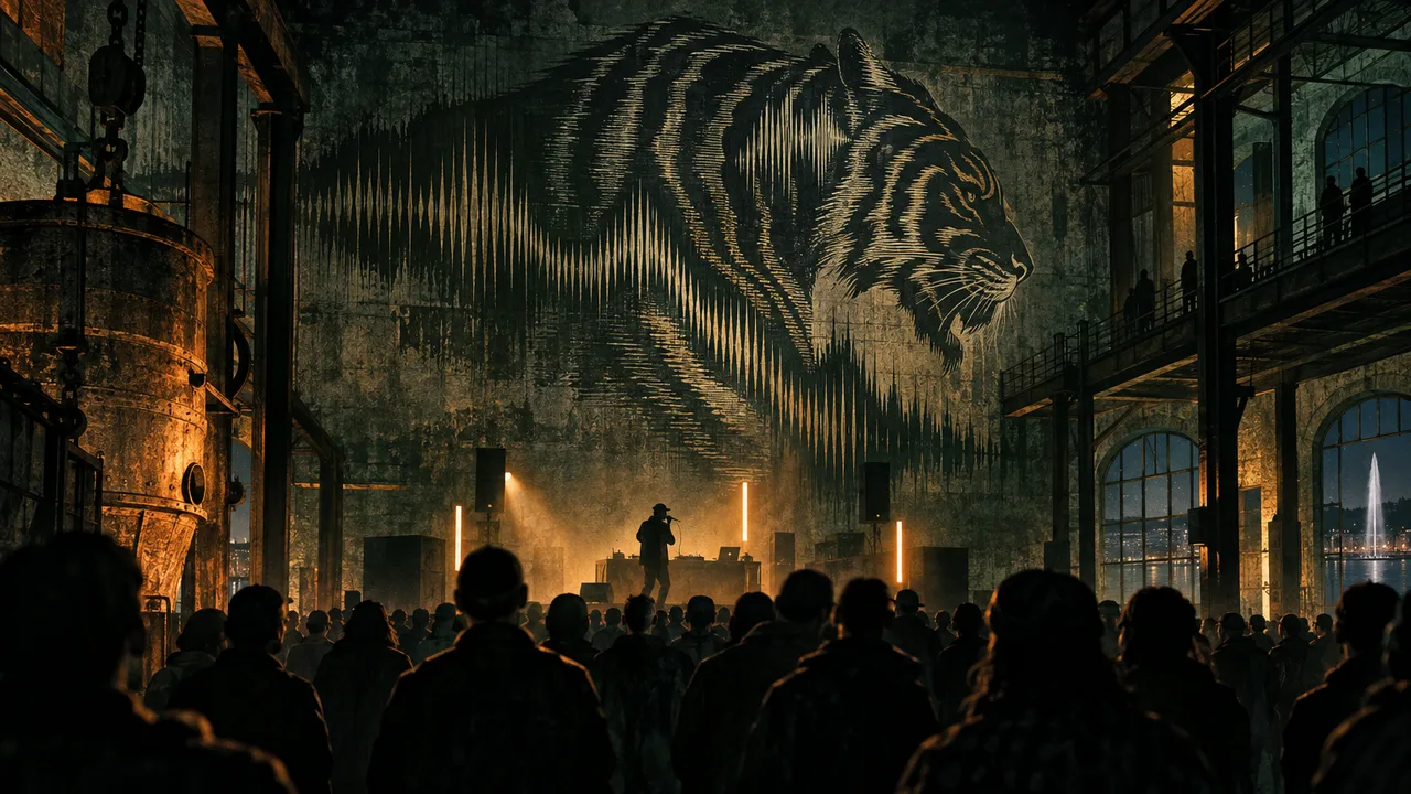 Illustration éditoriale : Noam Antonio dévoile « L’ÉVEIL DU TIGRE » à Genève