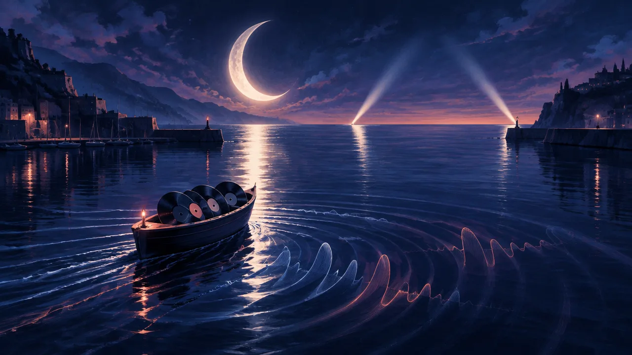 Illustration éditoriale : So La Lune annonce « Offshore Oméga », dans le sillage de son album