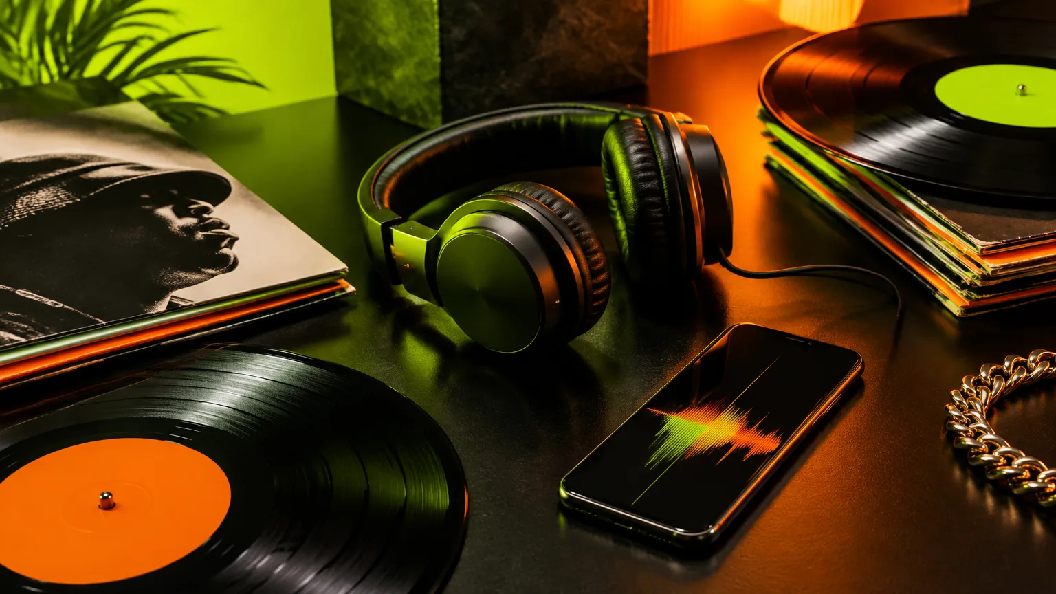 Illustration éditoriale : Pourquoi presque toute la musique sort le vendredi