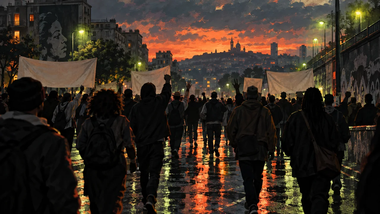 Illustration éditoriale : Tisco place « 17 OCTOBRE » entre single engagé et clip de rue