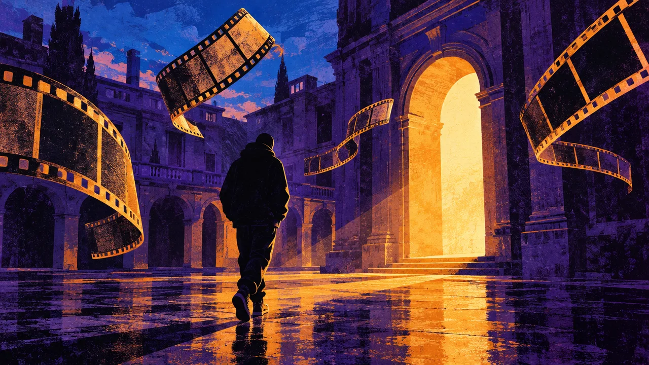 Illustration éditoriale pour Zed ouvre la route de « NEPHILIM » avec le clip de « Wetin Day »